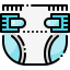 Baby diaper icon 64x64