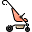Baby stroller icon 64x64