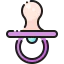 Baby pacifier icon 64x64