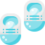 Baby shoes icon 64x64