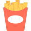 Жареная картошка иконка 64x64