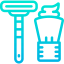 Shaving brush icon 64x64