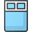 Double bed icon 64x64