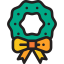 Christmas wreath icon 64x64