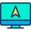 Monitor Symbol 64x64