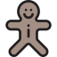 Gingerbread man icon 64x64
