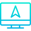 Monitor Symbol 64x64