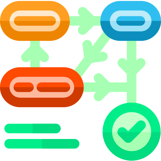 Flow chart icon