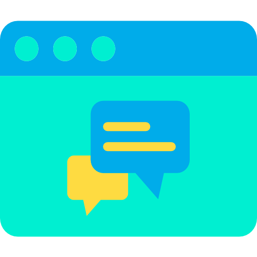 Web chat icon