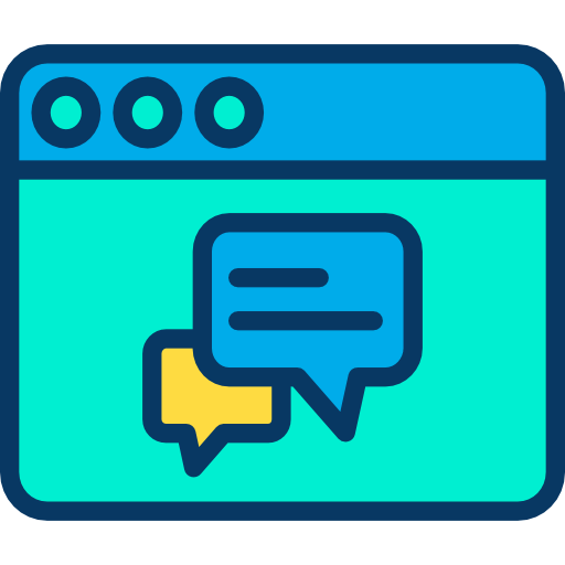 Web chat icon