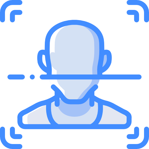Facial recognition icon