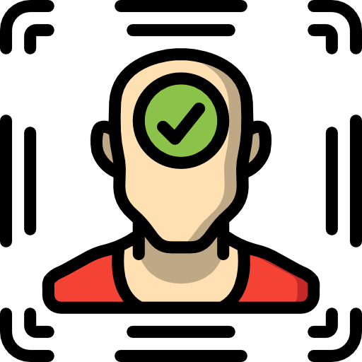 Facial recognition icon
