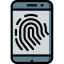 Fingerprint scan icon 64x64