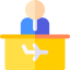 Check in desk icon 64x64