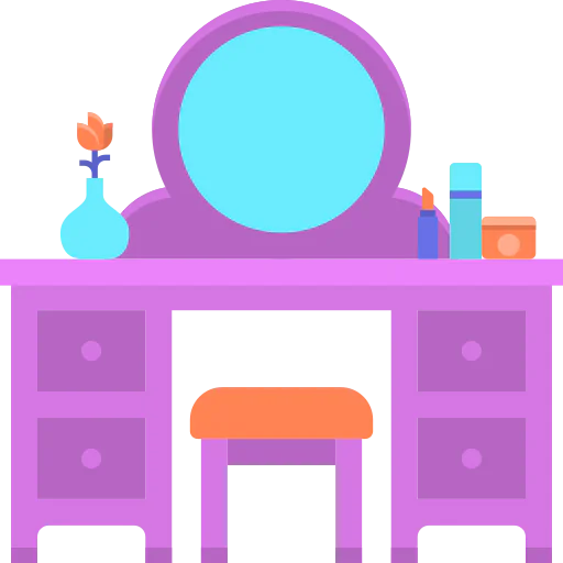 Dressing table icon