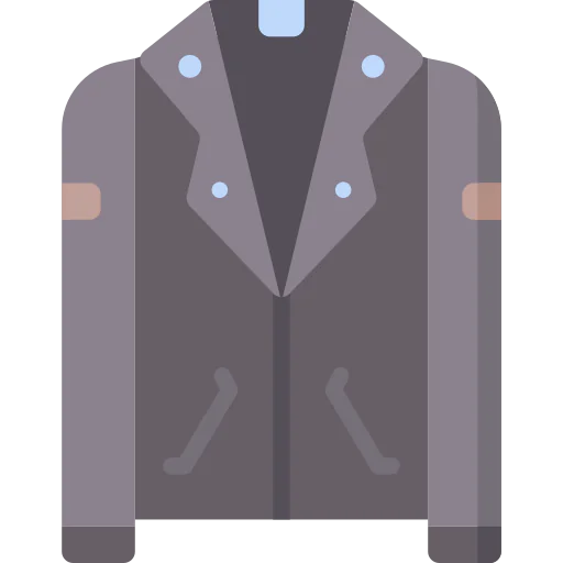 Leather jacket icon