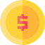 Dollar symbol icon 64x64
