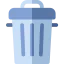 Rubbish bin icon 64x64