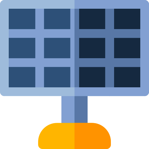 Solar panel icon