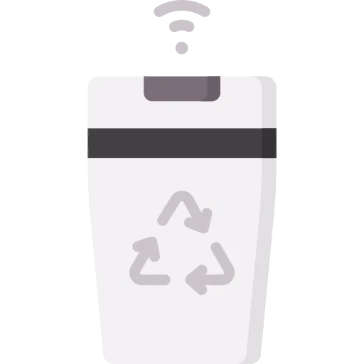 Smart trash icon
