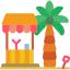 Beach hut アイコン 64x64