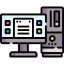 Desktop computer アイコン 64x64