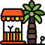 Beach hut アイコン 64x64