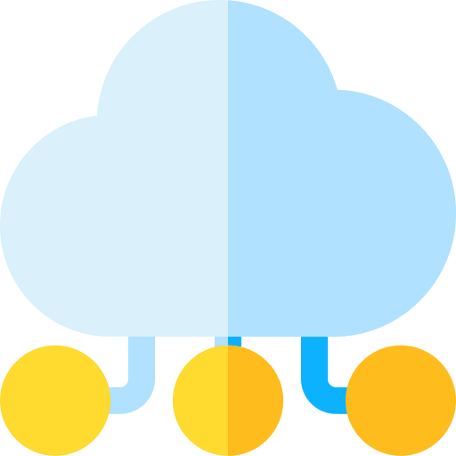 Cloud network icon