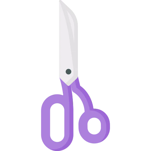 Sewing scissors icon