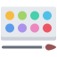 Color palette biểu tượng 64x64