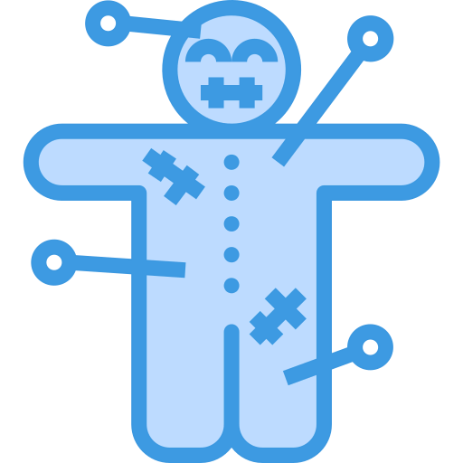 Voodoo doll icon