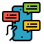 Mobile chat アイコン 64x64