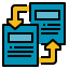 File sharing biểu tượng 64x64