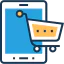 Online shopping icon 64x64
