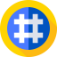 Hashtag Symbol 64x64