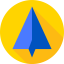 Paper plane icon 64x64