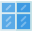 Glass wall icon 64x64