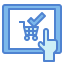Online shopping icon 64x64