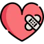 Broken heart icon 64x64