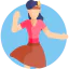 Traditional dance icon 64x64