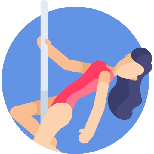 Pole dance icon