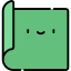 Yoga mat icon 64x64