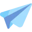 Paper plane icon 64x64