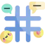 Hashtag Symbol 64x64