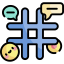 Hashtag Symbol 64x64