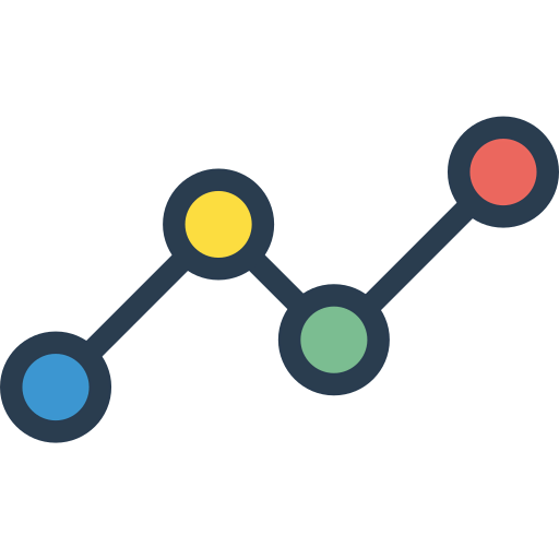 Line chart icon