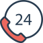 24 hours icon 64x64