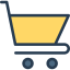 Shopping cart icon 64x64