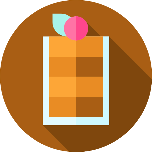 Sponge cake icon