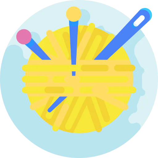 Wool ball icon